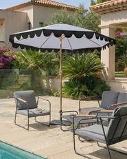 Market Parasol 270 cm ISOLOTTO Grey_1020780