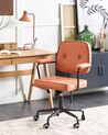 Desk Chair PAWNEE Fabric Orange