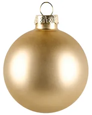 Set of 24 Baubles WINTERLIGHT Glass Rose Gold_1028477