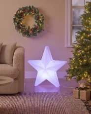 Outdoor LED Floor Lamp OLSAN 76 cm Star White_1022220