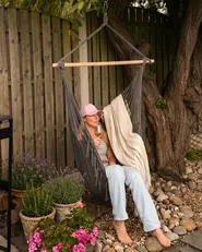 Hanging Chair BONEA Cotton Grey_1124300