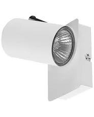 Set med 2 spotlightlampor KLIP Justerbar Metall Vit_828828