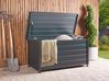 Storage Box CAMPALTO 123 cm 60 cm Metal Dark Grey