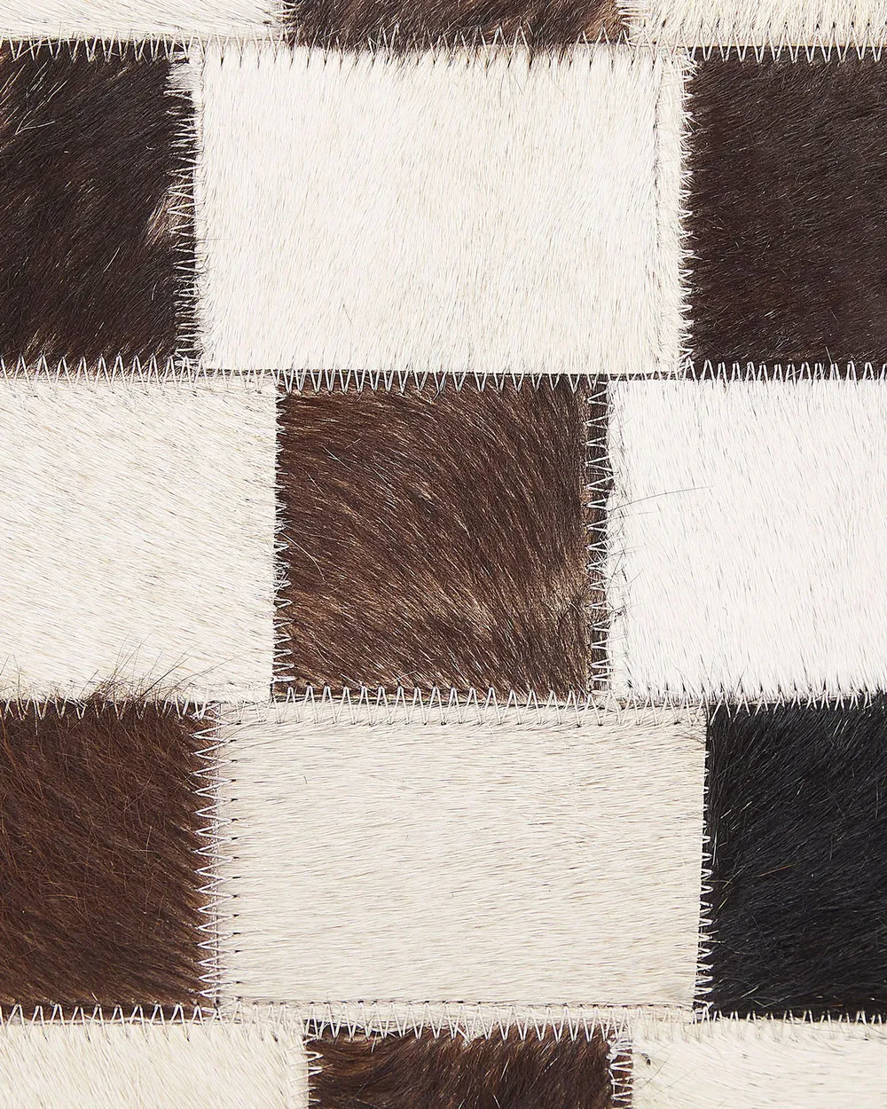 Matta KAYABEY Beige 160 x 230 cm Läder_780703