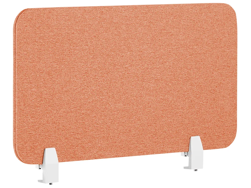 Desk Screen WALLY 80 x 40 cm Light Red