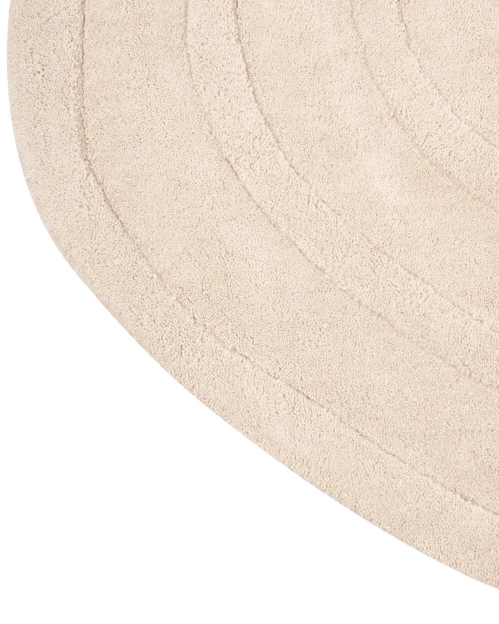 Rug SATNA Beige 160 x 230 cm Wool_1036966