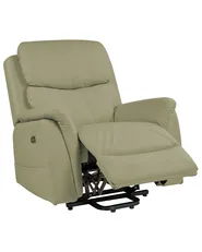 Elektrisk reclinerfåtölj GLORIE med massagefunktion Grön_924101