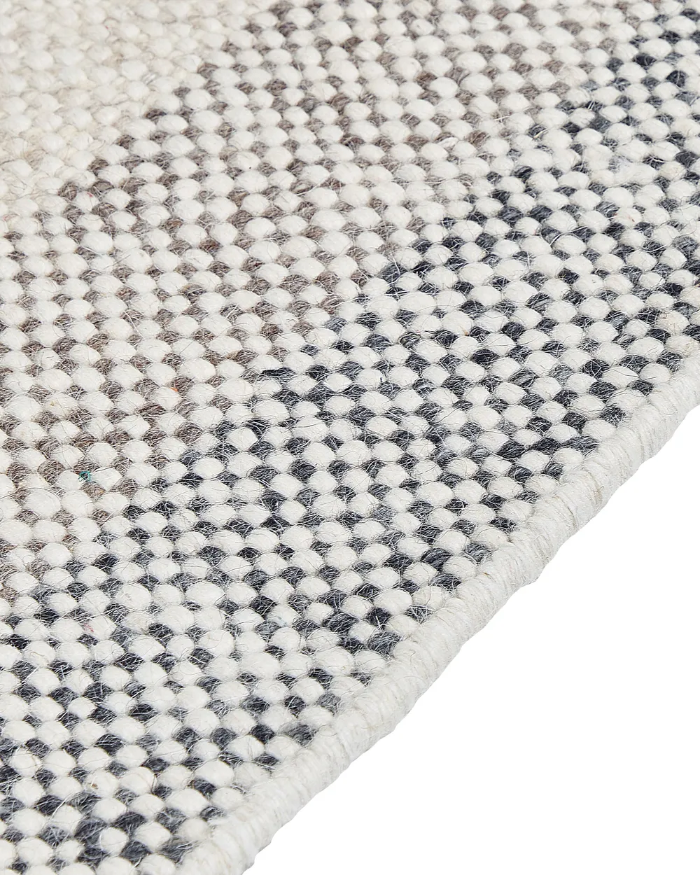 Rug EMIRLER White 160 x 230 cm Wool_847188