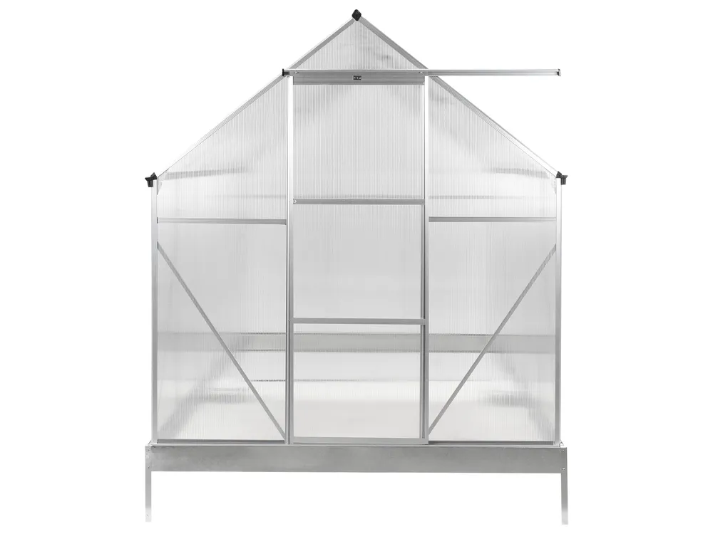 Garden Greenhouse APULIA 190 cm 315 cm Silver_1005316