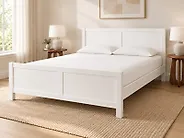 Bed Wood CHAMPAGNAT 180 x 200 cm (EU Super King) White_1176555