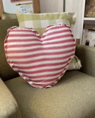 Set of 2 Decorative Cushions TAMNINE 45 x 45 cm Light Green Checked_997787