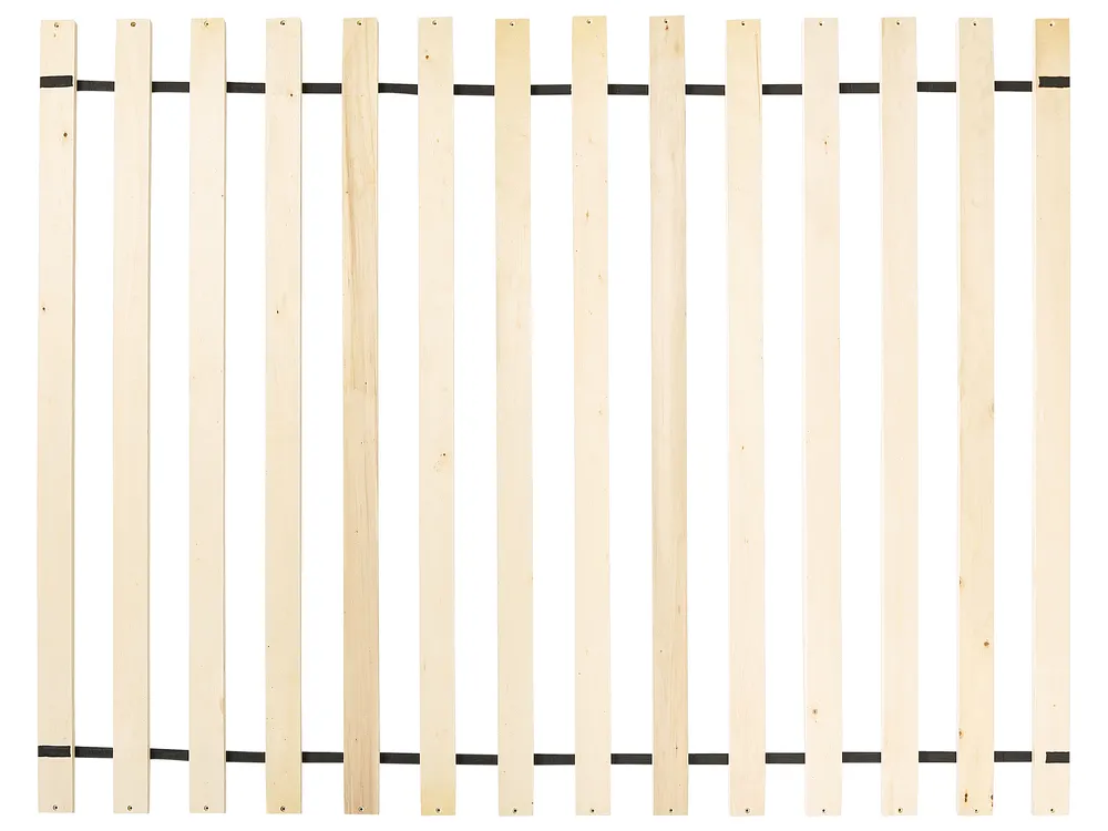Bed Wood CHAMPAGNAT 140 x 200 cm (EU Double) White_960471