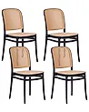 Puutarhatuolisetti 4 kpl PLOSE Beige