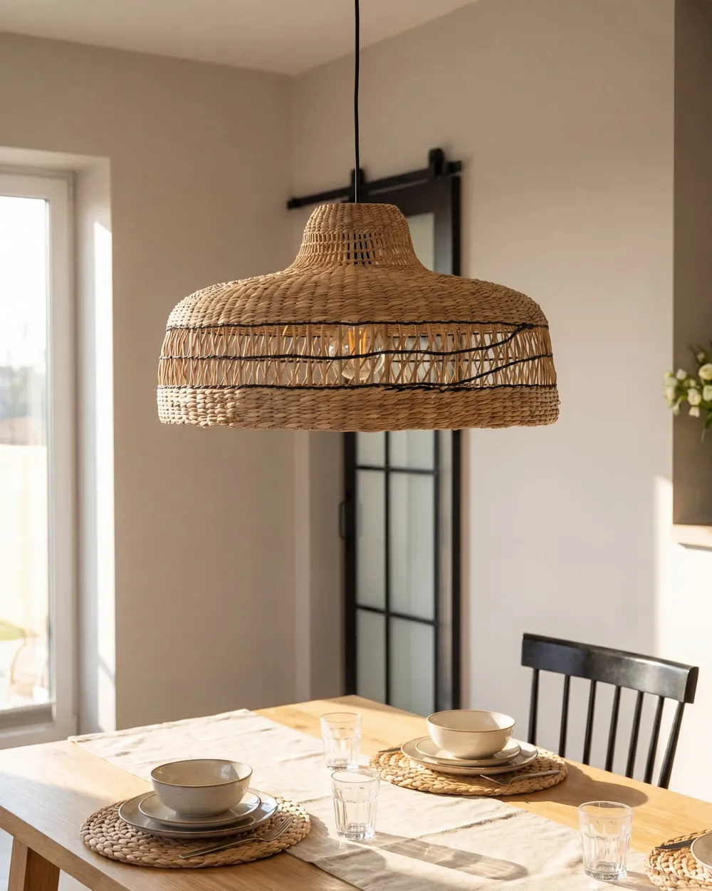 Pendant Lamp CUVO Wicker Natural_1081080