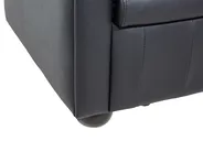 Living Room Set 4 Seater CHESTERFIELD Leather Black_769419