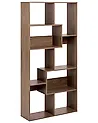 Kirjahylly 6 tasoa CHATEH 180 cm Ruskea