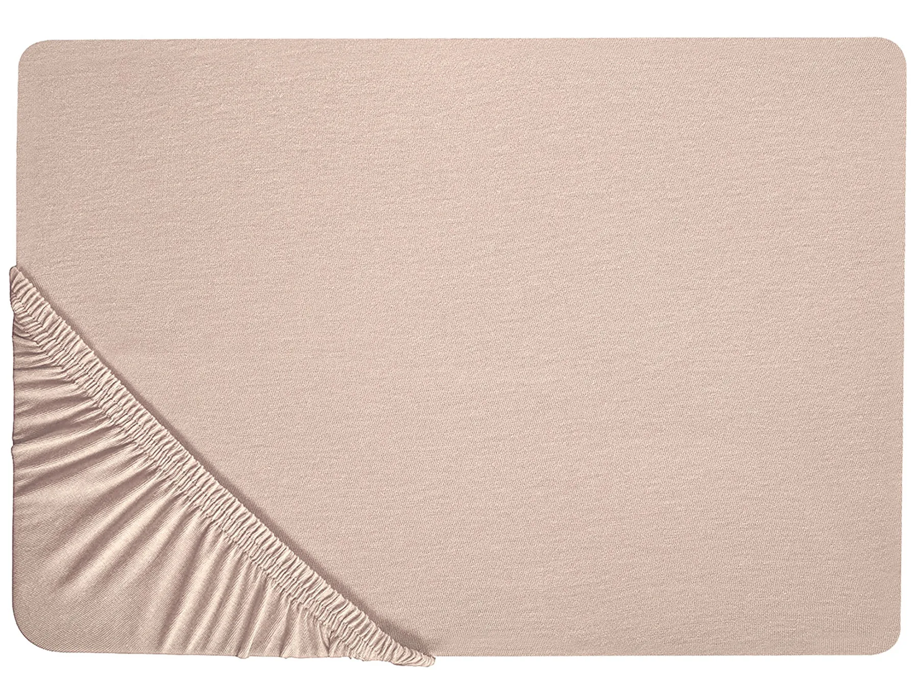 Formsydd laken HOFUF 140 x 200 cm Bomull Beige_815880
