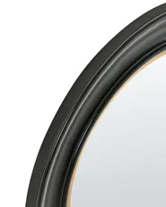 Väggspegel MALO 66 cm 66 cm Svart_995134