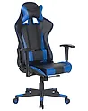 Office Chair GAMER Faux Leather Dark Blue