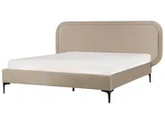 Säng med lamellram Sammet SUZETTE 140 x 200 cm Beige_916050