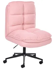 Kontorsstol ADDISON Bouclé Rosa_1077954