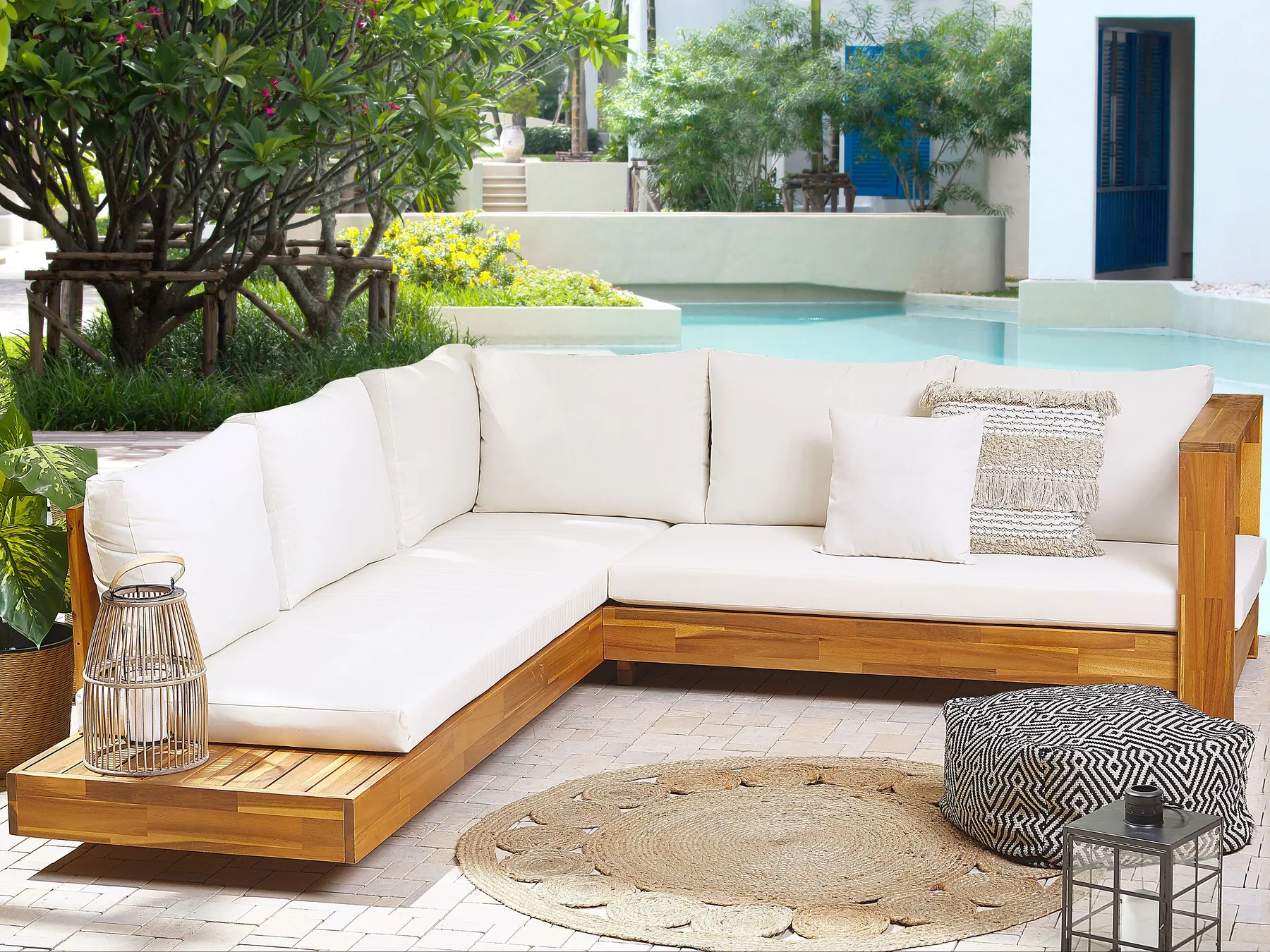 Outdoor Cushion Cover Set MARETTIMO Off-White_983868