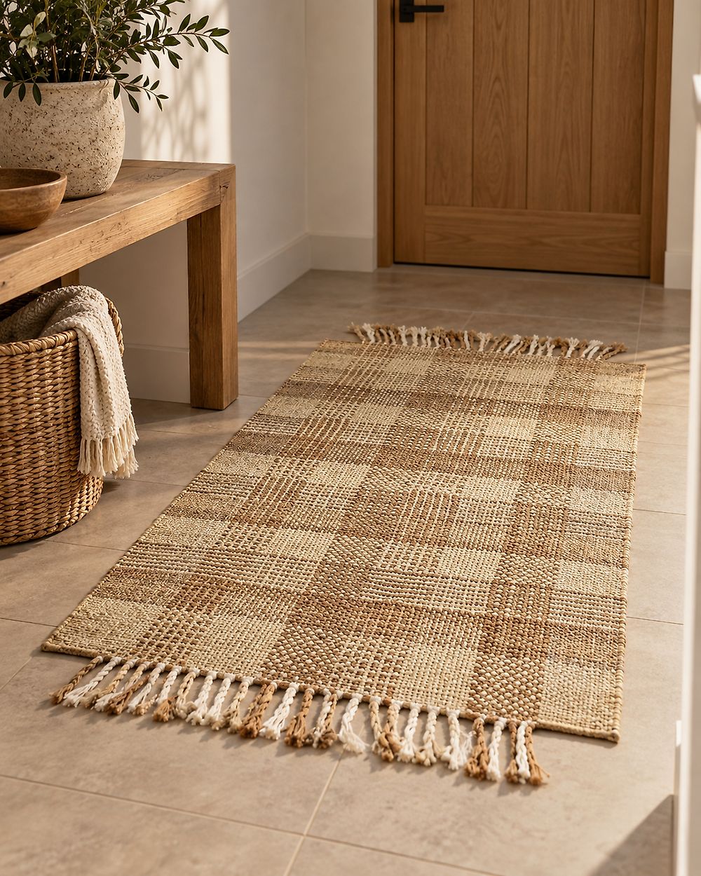 Matta BERISSA Beige 80 x 150 cm Jute