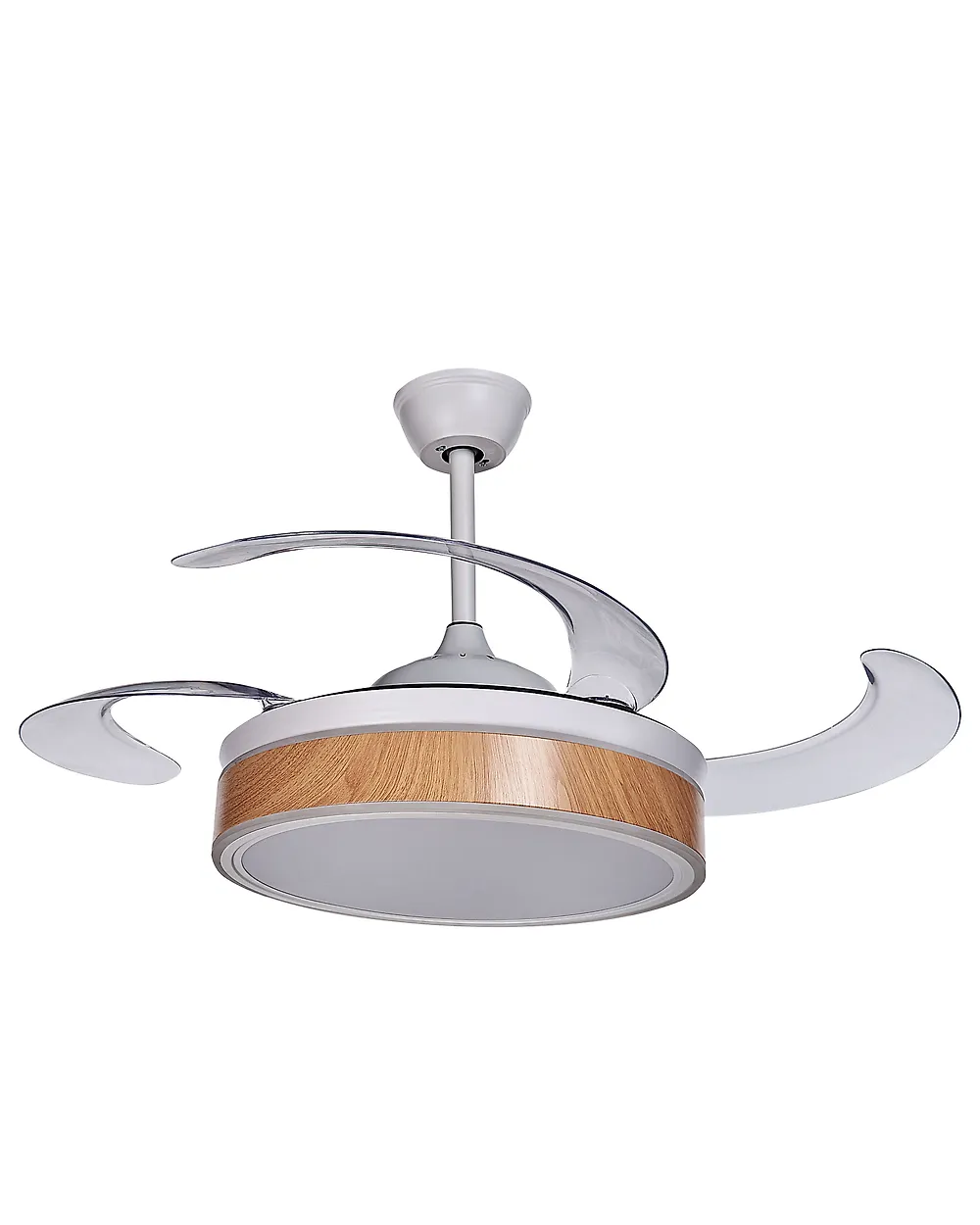 Takfläkt med lampa FREMONT med fjärrkontroll LED Vit