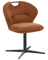Sett med 2 stoler WORCESTER Chenille Gullbrun_1161980