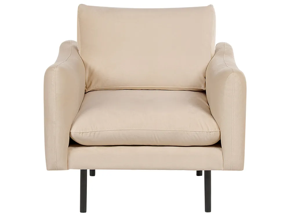 Living Room Set 4 Seater VINTERBRO Velvet Beige_897468