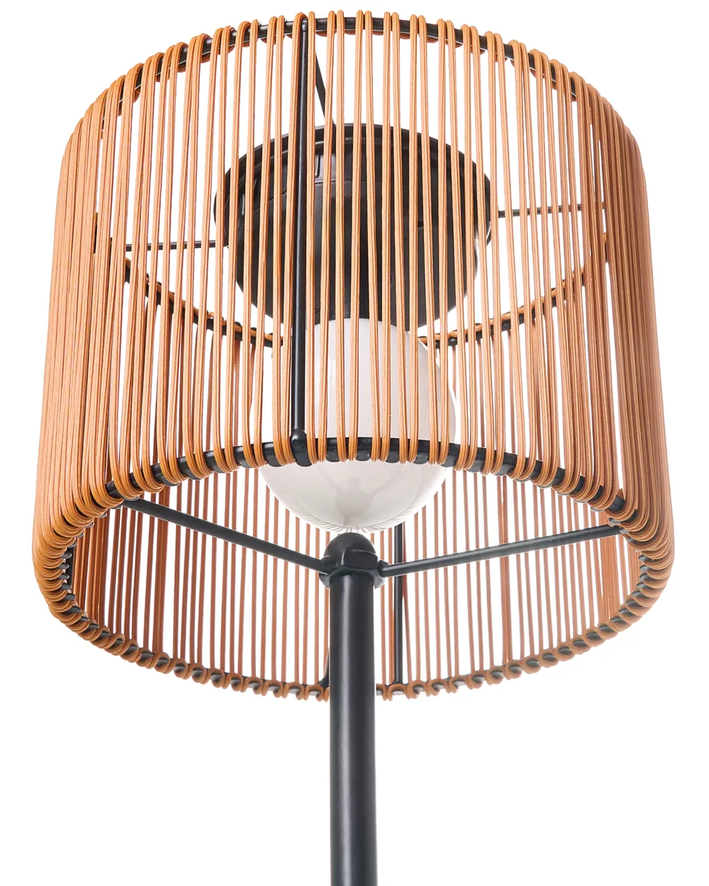 Solar Outdoor LED Floor Lamp LUENA Brown_1042931