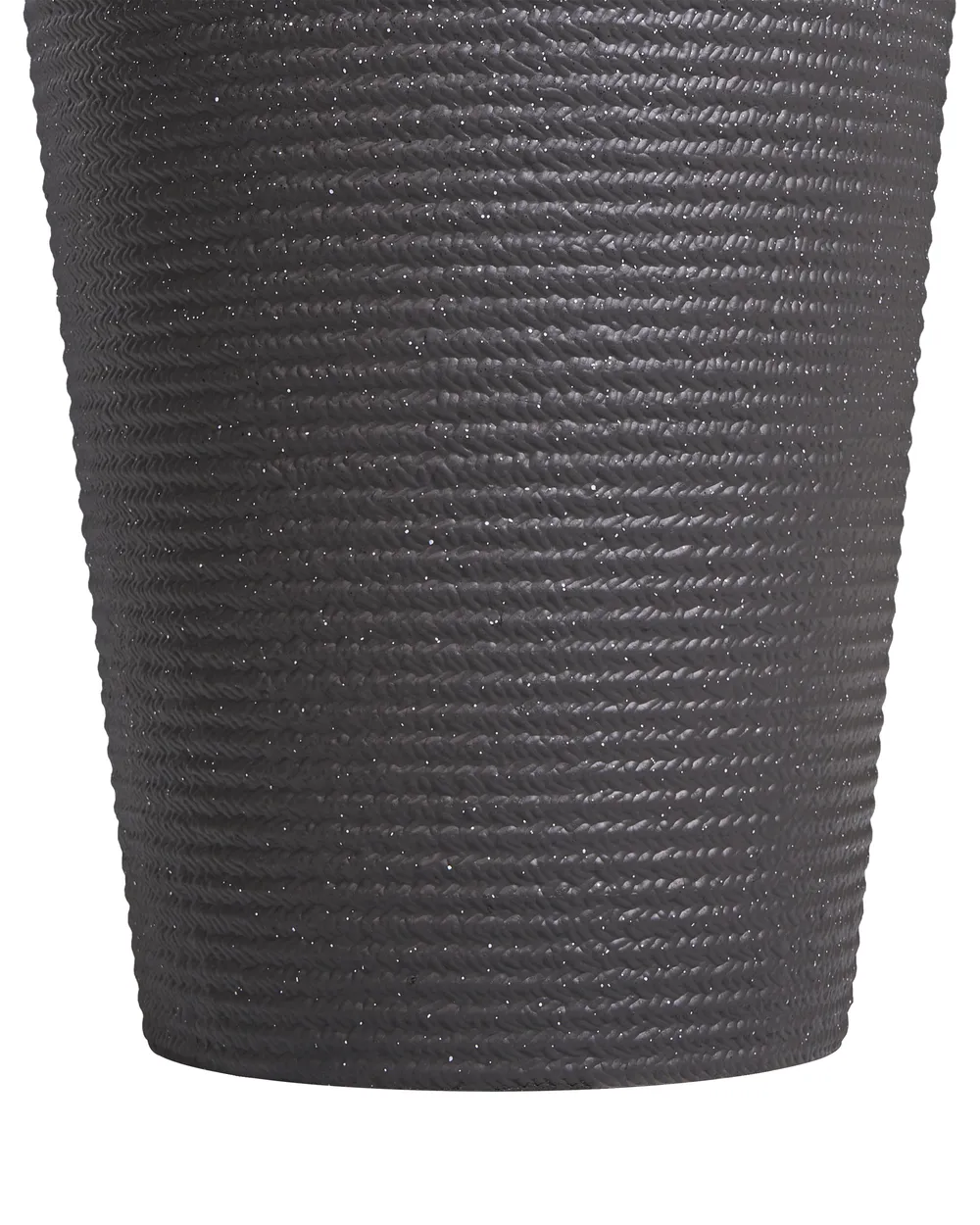 Set of 2 Plant Pots MEUM 35 cm Black_1123761