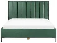 Ottoman Bed SEZANNE Velvet Dark Green 180 x 200 cm (EU Super King)_892470