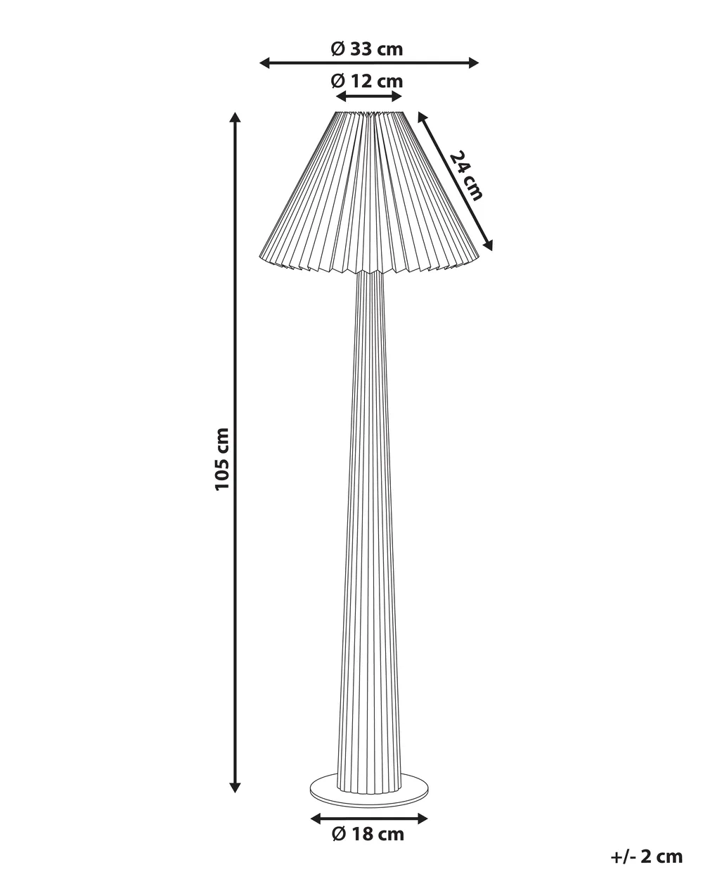 Golvlampa ALIGIDE Trä Naturlig_1016936