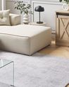 Shaggy Rug DEMRE Light Grey 160 x 230 cm