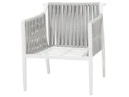 Garden Lounge Set with Table 4 Seater LATINA Metal Grey_702644