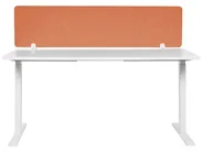 Desk Screen WALLY 130 x 40 cm Light Red_853156