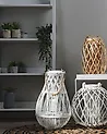 Lyhty TONGA 77 cm Bambu Valkoinen