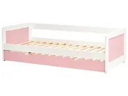 Utdragbar säng Furu GRAVELINES 90 x 200 cm Rosa_1004440