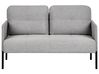 Sofa 2 Seater LAHTI Fabric Grey