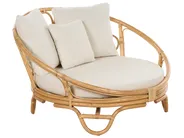 Garden Daybed ROSSANO Rattan Natural_873166