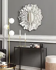 Wall Mirror VIRE 70 cm 70 cm Silver_1177587