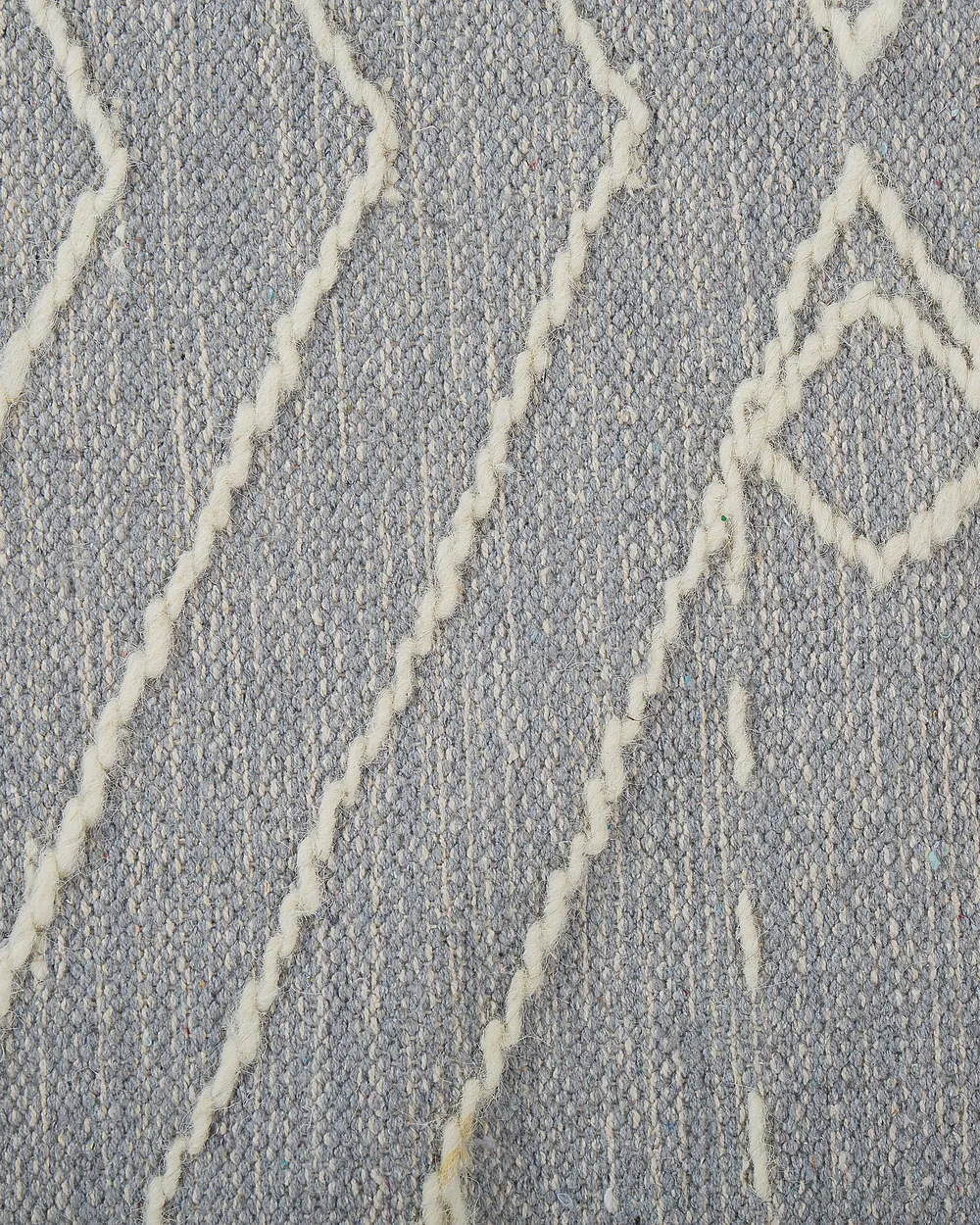 Rug KHENIFRA Light Grey 140 x 200 cm Cotton_831123