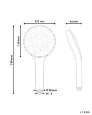 Shower Head and Hose Kit MAPIRI 6-function Silver_990118