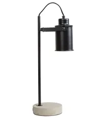 Desk Lamp MUNDAKA Adjustable Metal Black_698020