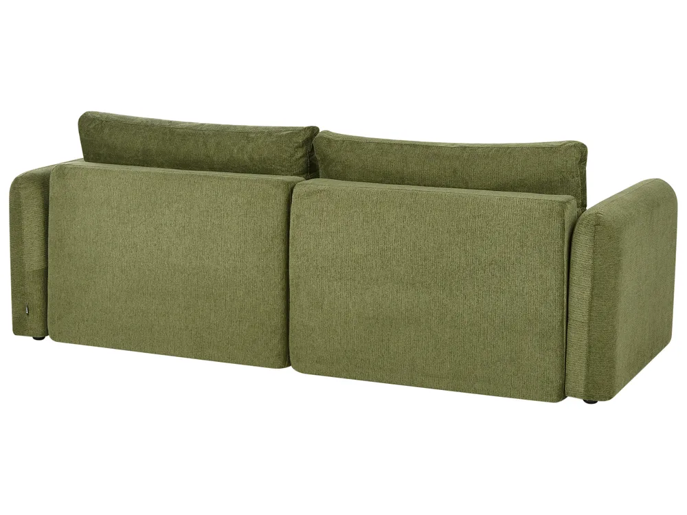 Bäddsoffa 3-sits VAXHOLM med förvaring Grön_1026817