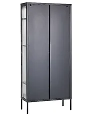 Vitriini FOXTON 80 cm Metalli Musta_850356