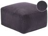 Pouffe MUKKI Cotton Dark Grey