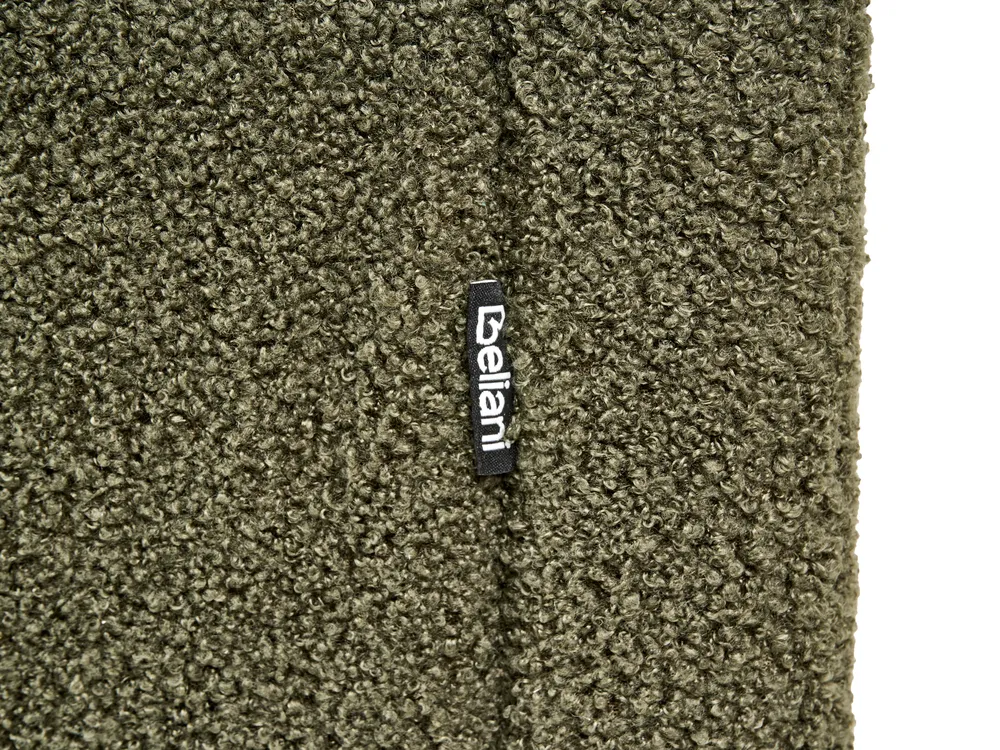 Bed without Headboard Boucle ROANNE 90 x 200 cm (EU Single) Dark Green_992175