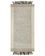 Rug DIVARLI Beige 80 x 150 cm Wool_847400